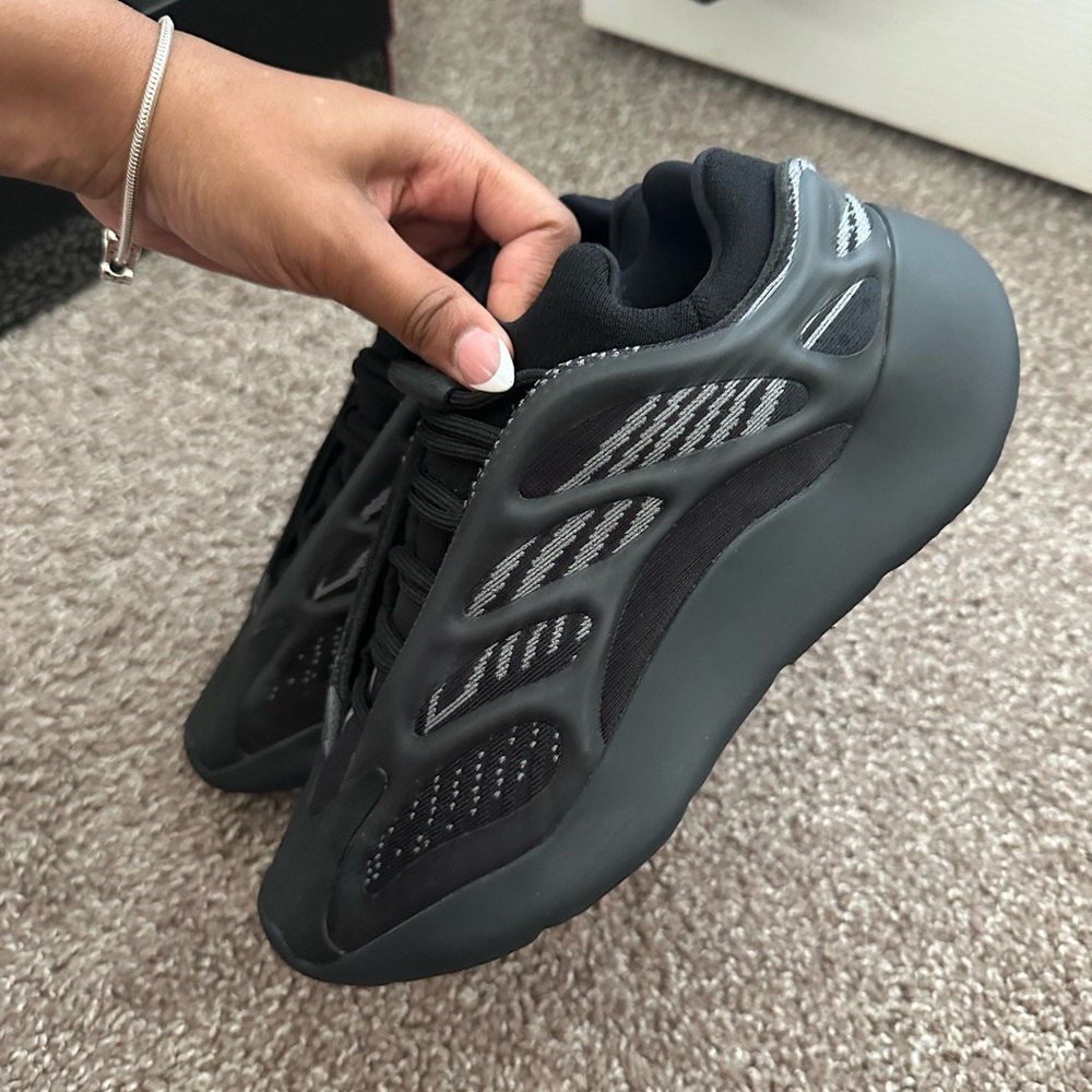 Yeezy Black and Gray Sneakers